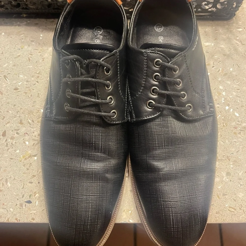 Bruno Marc Blue Oxford Shoes 9.5